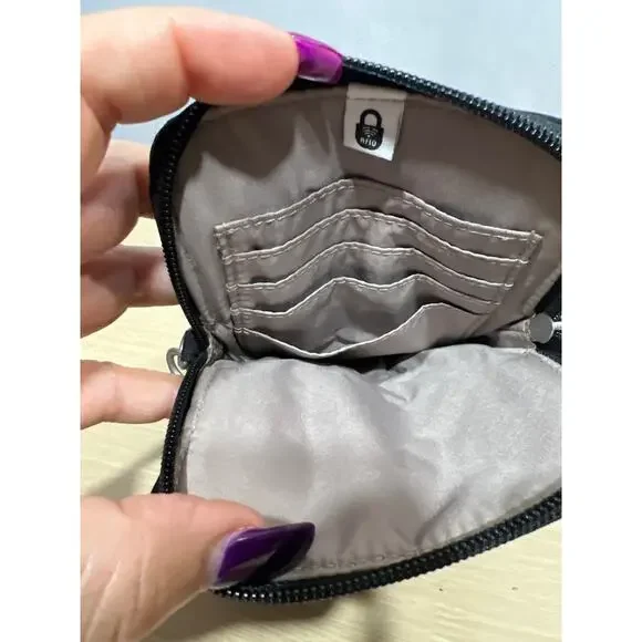 Baggallini Bryant Pouch RFID Anti-Theft Black Crossbody/Waist/Shoulder Bag - Picture 12 of 13